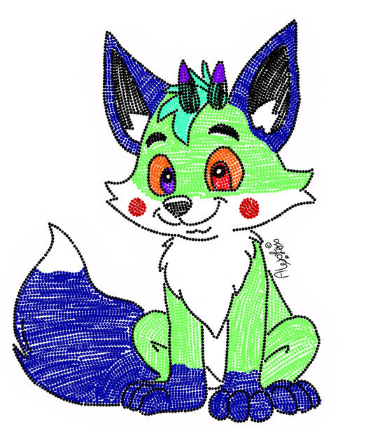 Alexfox dot art